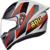 AGV K1 S Helmet - Blipper - Gray/Red - Small 2118394003030S