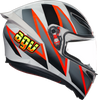 AGV K1 S Helmet - Blipper - Gray/Red - Small 2118394003030S