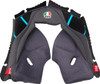  AGV Pista GP RR Cheek Pads - Gray/Cyan - 2XL 201850005623G2X 