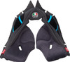  AGV Pista GP RR Cheek Pads - Gray/Cyan - 2XL 201850005623G2X 