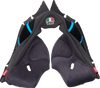 AGV Pista GP RR Cheek Pads - Gray/Cyan - XL 201850005623GXL
