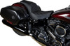  DRAG SPECIALTIES Predator Seat - Double Diamond w/ Silver Sitching - Vinyl - FLSB/FXLR '18-'23 0802-1518 
