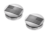 FIGURATI DESIGNS Swing Arm Covers - Contrast Cut - Silver FD26R-AF-CC-SS FIGURATI DESIGNS Swing Arm Covers - Contrast Cut - Silver FD26R-AF-CC-SS