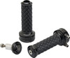  BILTWELL Grips - Alumicore - Custom - Black 6606-201-01 