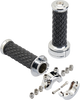 BILTWELL Grips - Alumicore - Custom - Chrome 6606-105-01