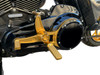  HAWG HALTERS Mid Control Conversion Kit - Gold - Knurled Pegs - FLH/FLT MCK-FH16GS-FK 