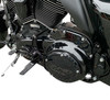  HAWG HALTERS Mid Control Conversion Kit - Black - Knurled Pegs - FLH/FLT MCK-FH16AS-FK 