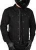  THRASHIN SUPPLY CO. Highway v2 Denim Riding Jacket - Black - Large TMJ-10-10 