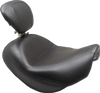 MUSTANG Wide Touring Solo Seat - Black - Plain - with Driver Backrest - C90T '15-'19 89206