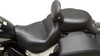 MUSTANG Wide Touring Solo Seat - Black - Plain - with Driver Backrest - C90T '15-'19 89206 
