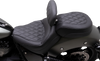 MUSTANG Recessed Passenger Seat - Black - Diamond Stitch - Chief '22-'23 89741