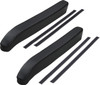 SHOW CHROME Kaliber Armrest Pads - Black w/ Black Stitching - Slingshot '15-'22 H44-1BK 