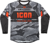 ICON Tiger*s Blood Jersey - Gray Camo - Medium 2824-0092