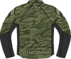 ICON Hooligan Tiger's Blood Jacket - Green - Medium 2820-6153