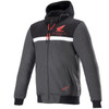  ALPINESTARS Honda Chrome Street Hoodie - Black/Gray/Red - Medium 4201323-1908-M 