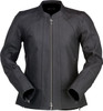  Z1R Women's Matchlock Leather Jacket - Black - Small 2813-1026 