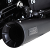 VANCE & HINES Upsweep 2-into-1 Exhaust System - Stainless Steel - Black 47627