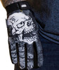  LETHAL THREAT Good N Evil Skulls Gloves - Black - Small GL15021S 
