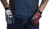  LETHAL THREAT Good N Evil Skulls Gloves - Black - Small GL15021S 