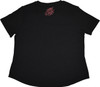  LETHAL THREAT Women's Two Faced Catrina T-Shirt - Black - Large LA70204L 