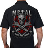  LETHAL THREAT Metal Till the Grave Shop Shirt - Black - 4XL DG60179-4XL 