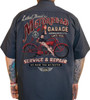  LETHAL THREAT Motorhead Garage Shop Shirt - Gray - Medium DG60177M 