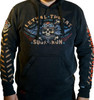  LETHAL THREAT Flight and Fight Hoodie - Black - 4XL HD84076-4XL 