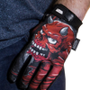 LETHAL THREAT Good N Evil Skulls Gloves - Black - Medium GL15021M