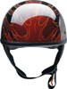  Z1R CC Beanie Helmet - Hellfire - Red - Large 0103-1327 