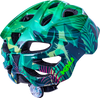 KALI Child Chakra Lighted Helmet - Jungle - Gloss Green - Small 0221022215