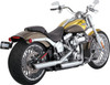  VANCE & HINES 3" Twin Slash Slip-On Muffler - Chrome 16335 