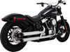  VANCE & HINES 3" Twin Slash Slip-On Muffler - Chrome 16376 