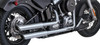  VANCE & HINES 3" Twin Slash Slip-On Muffler - Chrome 16341 