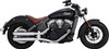  VANCE & HINES 3" Twin Slash Slip-On Mufflers - Chrome 18323 