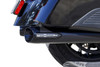  S&S CYCLE 4" Broadhead Slip-On Mufflers - Slash Cut - Black 550-1075 