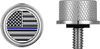  FIGURATI DESIGNS Seat Mounting Knob - Stainless Steel - Blue Line American Flag FD70-SEAT KN-SS 