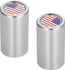  FIGURATI DESIGNS Docking Hardware Covers - American Flag - Long - Stainless Steel FD20-DC-2545-SS 