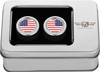  FIGURATI DESIGNS Docking Hardware Covers - American Flag - Stainless Steel FD20-DC-2730-SS 