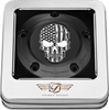 FIGURATI DESIGNS Timing Cover - 5 Hole - Skull - Contrast Cut - Black FD28-TC-5H-BLK