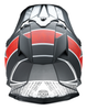 Z1R Youth F.I. Helmet - Fractal - MIPS? - Matte Black/Red - Large 0111-1519