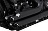  VANCE & HINES Shortshots Staggered Exhaust System - Matte Black 47333 