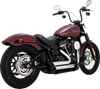 VANCE & HINES Shortshots Staggered Exhaust System - Chrome 17333
