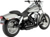  VANCE & HINES Shortshots Staggered Exhaust System - Matte Black 47317 