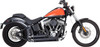  VANCE & HINES Shortshots Staggered Exhaust System - Matte Black 47325 