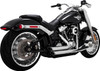  VANCE & HINES Shortshots Staggered Exhaust System - Chrome 17335 
