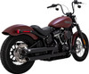  VANCE & HINES 3" Twin Slash Slip-On Mufflers - Black 46376 