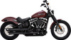  VANCE & HINES 3" Twin Slash Slip-On Mufflers - Black 46376 