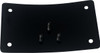  DK CUSTOM PRODUCTS License Plate Kit - Curved - Black DK-LPR-LP-LD 