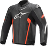 ALPINESTARS Faster v2 Leather Jacket - Black/Red - US 44 / EU 54 3103521-1030-54