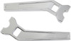  LA CHOPPERS Risers - Pullback - 10" x 1-1/4" - Chrome LA-7481-10C 